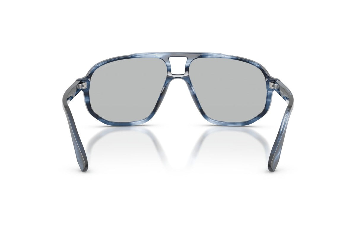 OCCHIALE DA SOLE UOMO | EMPORIO ARMANI EA 4263U - 632787 BLU SCURO A STRISCE - CALIBRO 57