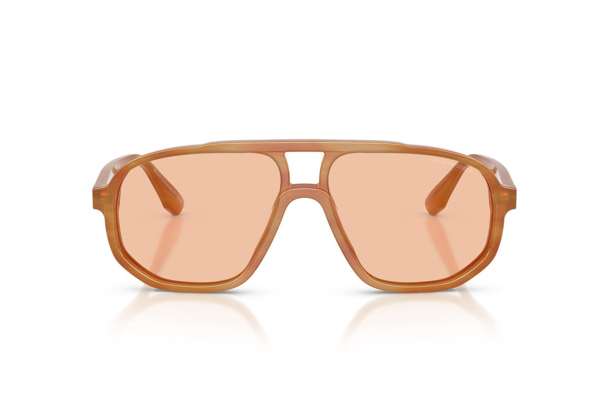 OCCHIALE DA SOLE UOMO | EMPORIO ARMANI EA 4263U - 632873 MARRONE CHIARO STRIATO - CALIBRO 57