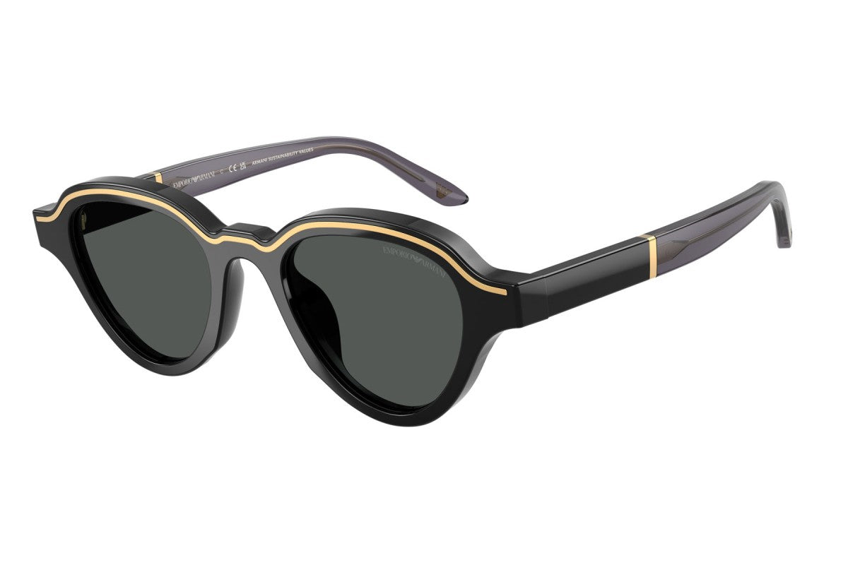 OCCHIALE DA SOLE UOMO | EMPORIO ARMANI EA 4264U - 501787 NERO LUCIDO - CALIBRO 47