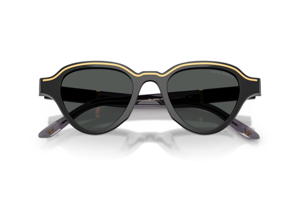 OCCHIALE DA SOLE UOMO | EMPORIO ARMANI EA 4264U - 501787 NERO LUCIDO - CALIBRO 47