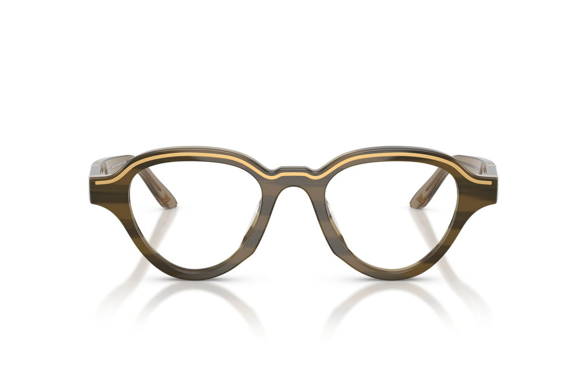 OCCHIALE DA SOLE UOMO | EMPORIO ARMANI EA 4264U - 63381W MARRONE SU BEIGE STRIATO - CALIBRO 47