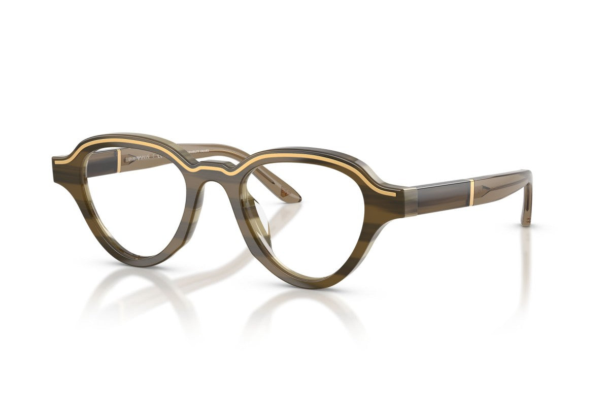 OCCHIALE DA SOLE UOMO | EMPORIO ARMANI EA 4264U - 63381W MARRONE SU BEIGE STRIATO - CALIBRO 47