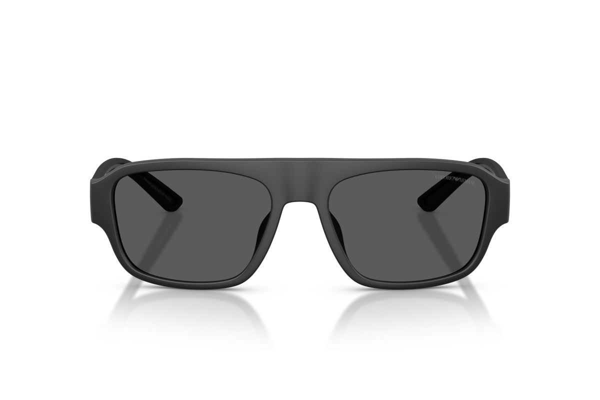 OCCHIALE DA SOLE UOMO | EMPORIO ARMANI EA 4266U - 500187 NERO OPACO GOMMATO - CALIBRO 55