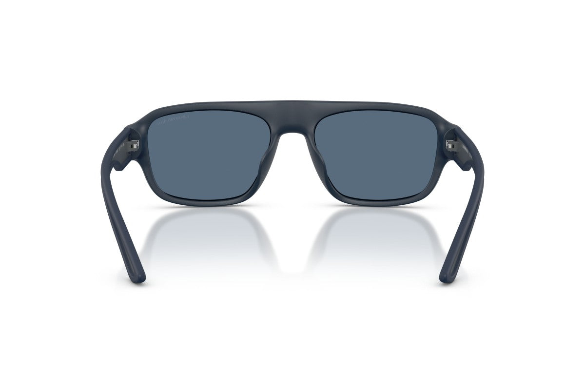 OCCHIALE DA SOLE UOMO | EMPORIO ARMANI EA 4266U - 618580 BLU OPACO GOMMATO - CALIBRO 55