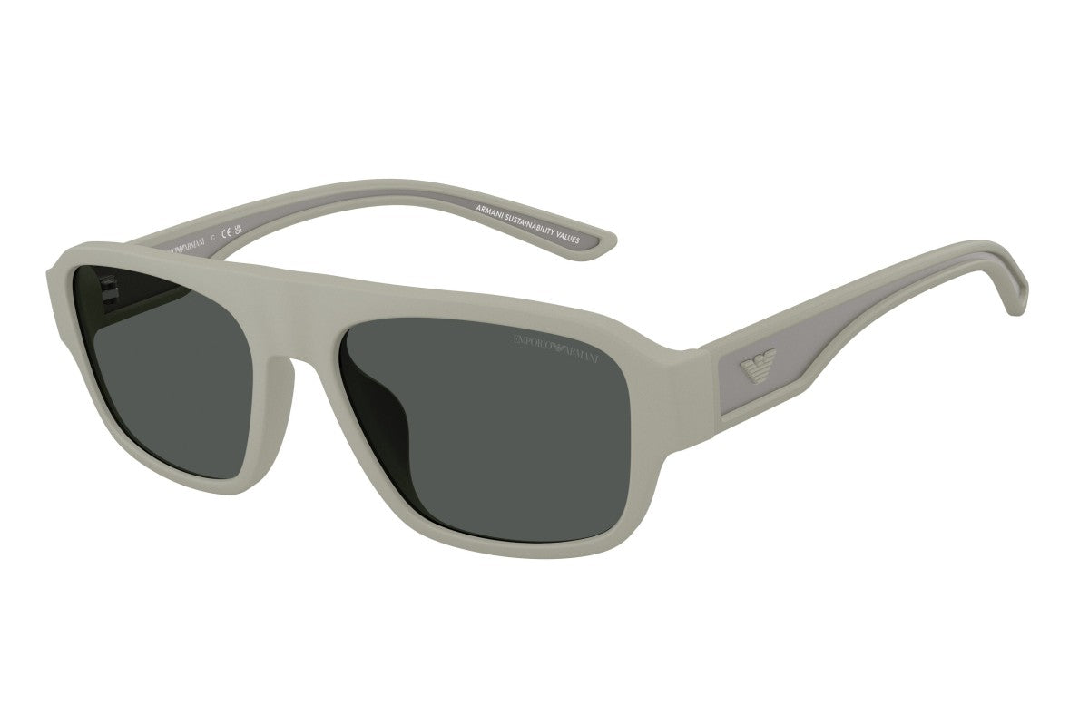 OCCHIALE DA SOLE UOMO | EMPORIO ARMANI EA 4266U - 636087 GRIGIO GOMMA - CALIBRO 55
