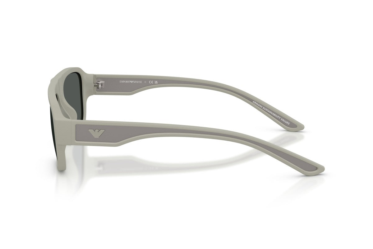 OCCHIALE DA SOLE UOMO | EMPORIO ARMANI EA 4266U - 636087 GRIGIO GOMMA - CALIBRO 55