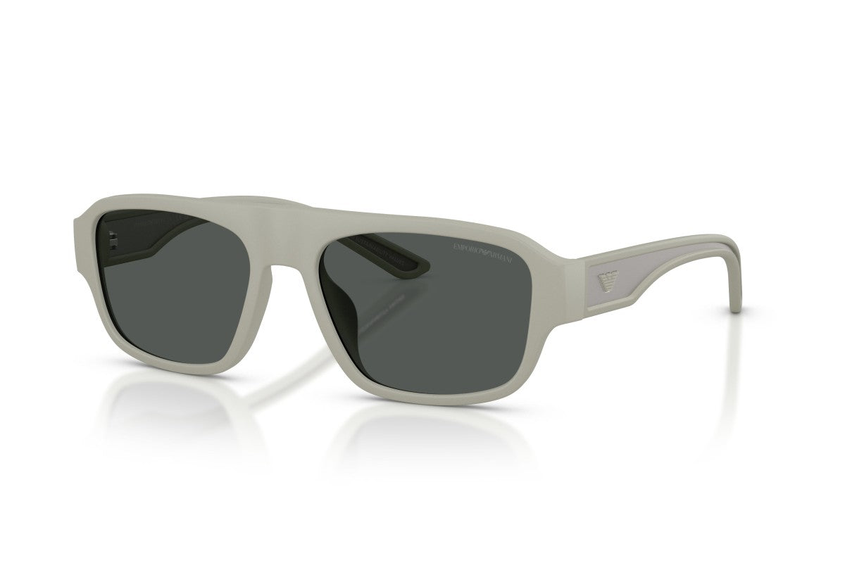 OCCHIALE DA SOLE UOMO | EMPORIO ARMANI EA 4266U - 636087 GRIGIO GOMMA - CALIBRO 55