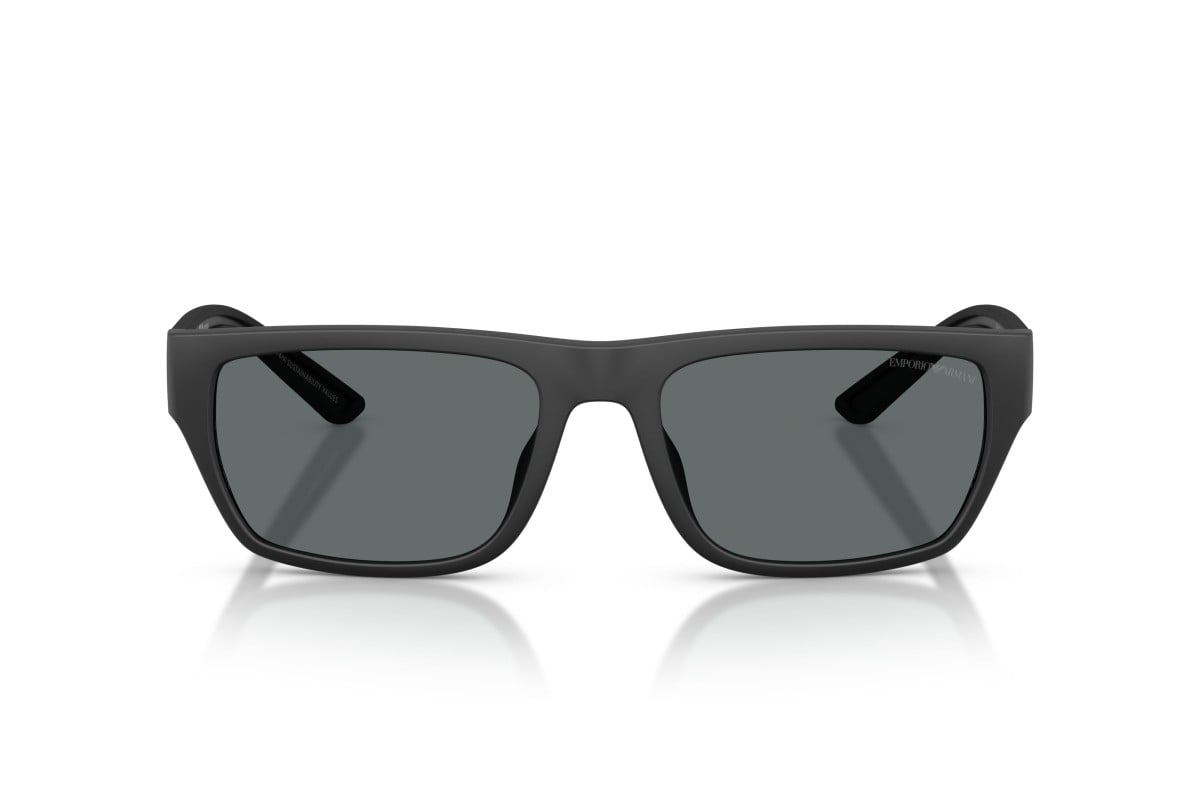 OCCHIALE DA SOLE UOMO | EMPORIO ARMANI EA 4267U - 500181 NERO OPACO GOMMATO - CALIBRO 57