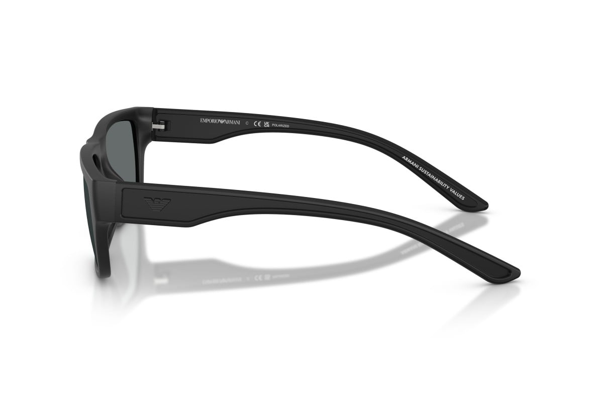 OCCHIALE DA SOLE UOMO | EMPORIO ARMANI EA 4267U - 500181 NERO OPACO GOMMATO - CALIBRO 57