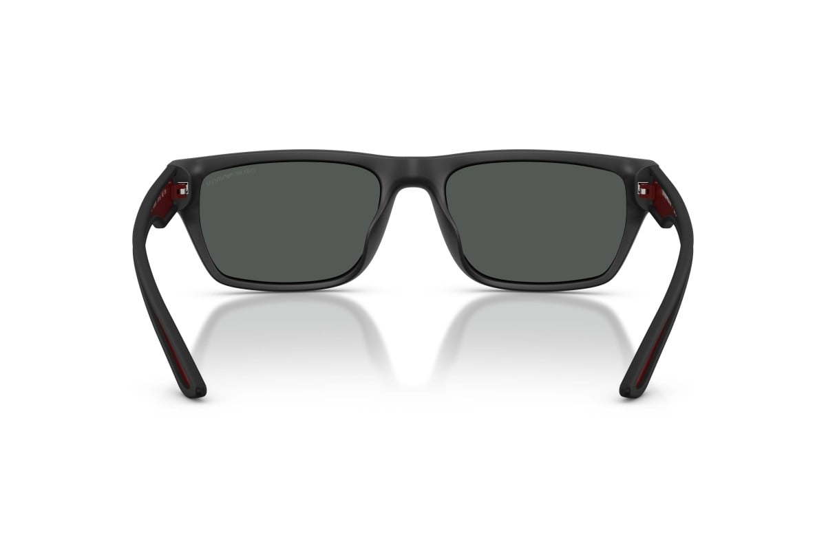 OCCHIALE DA SOLE UOMO | EMPORIO ARMANI EA 4267U - 500987 NERO OPACO GOMMATO - CALIBRO 57