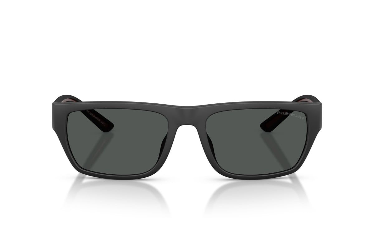 OCCHIALE DA SOLE UOMO | EMPORIO ARMANI EA 4267U - 500987 NERO OPACO GOMMATO - CALIBRO 57