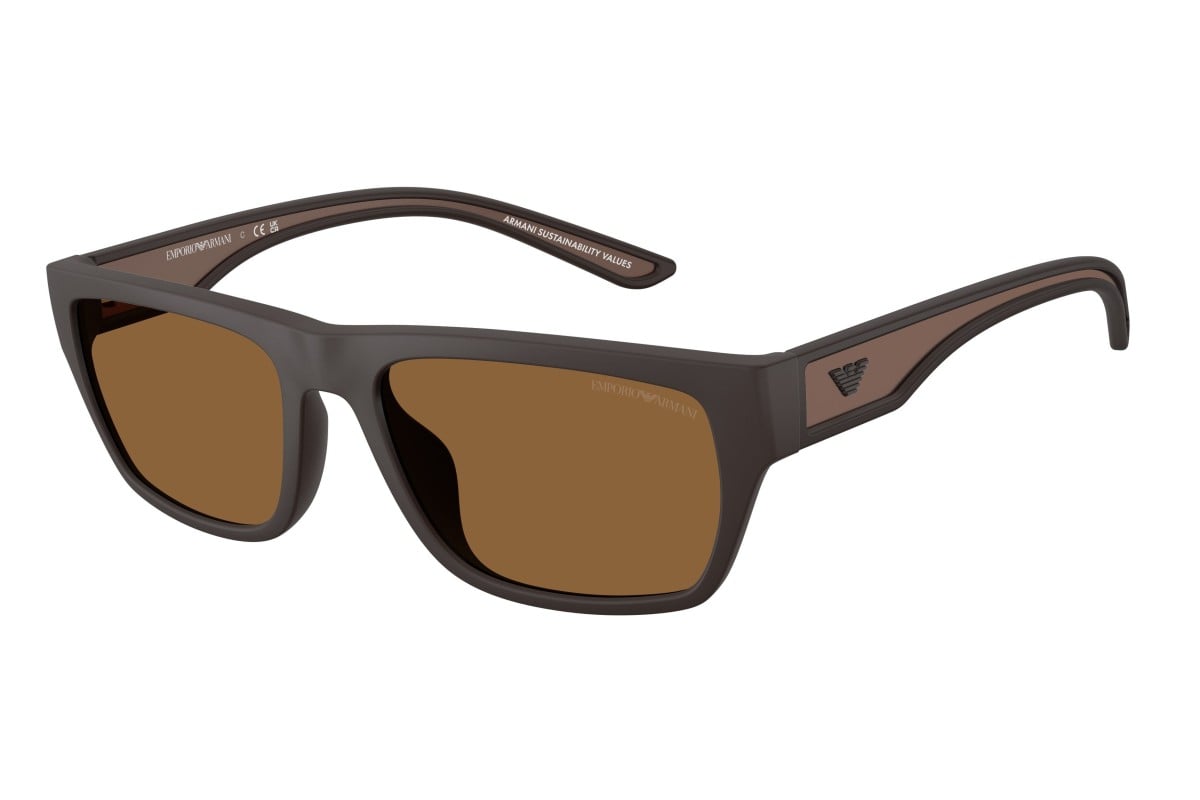 OCCHIALE DA SOLE UOMO | EMPORIO ARMANI EA 4267U - 618580 BLU OPACO GOMMATO - CALIBRO 57