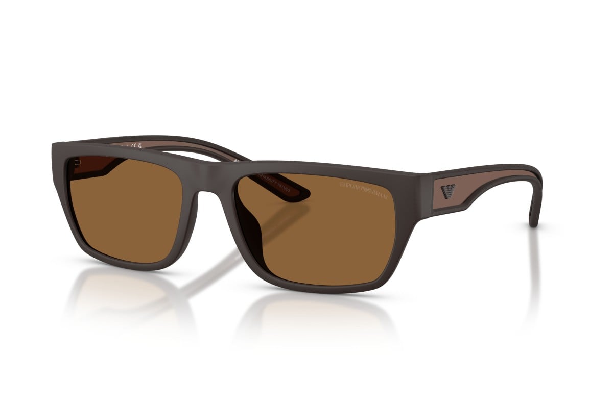 OCCHIALE DA SOLE UOMO | EMPORIO ARMANI EA 4267U - 618580 BLU OPACO GOMMATO - CALIBRO 57