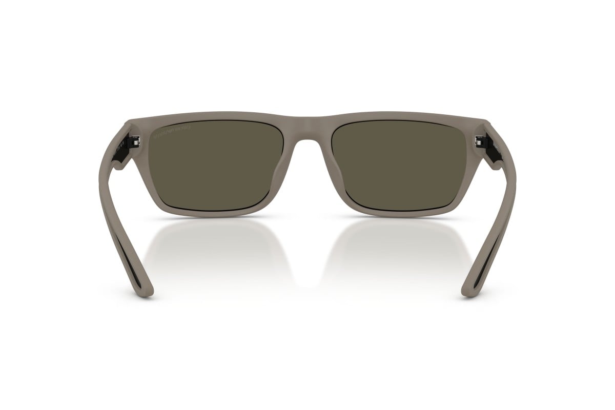 OCCHIALE DA SOLE UOMO | EMPORIO ARMANI EA 4267U - 636187 MARRONE CHIARO OPACO GOMMATO - CALIBRO 57