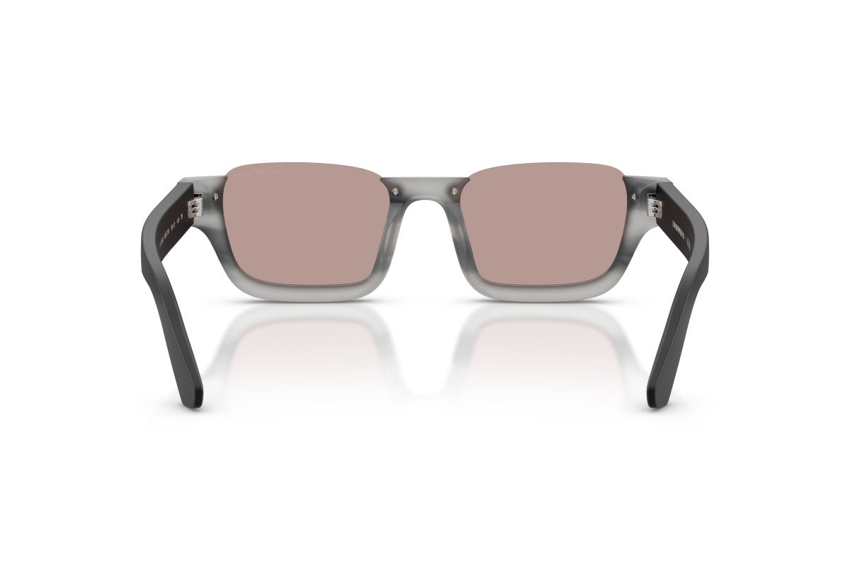 OCCHIALE DA SOLE UNISEX | EMPORIO ARMANI EA 4268U - 63677N GRIGIO AVANA STRIATO - CALIBRO 58