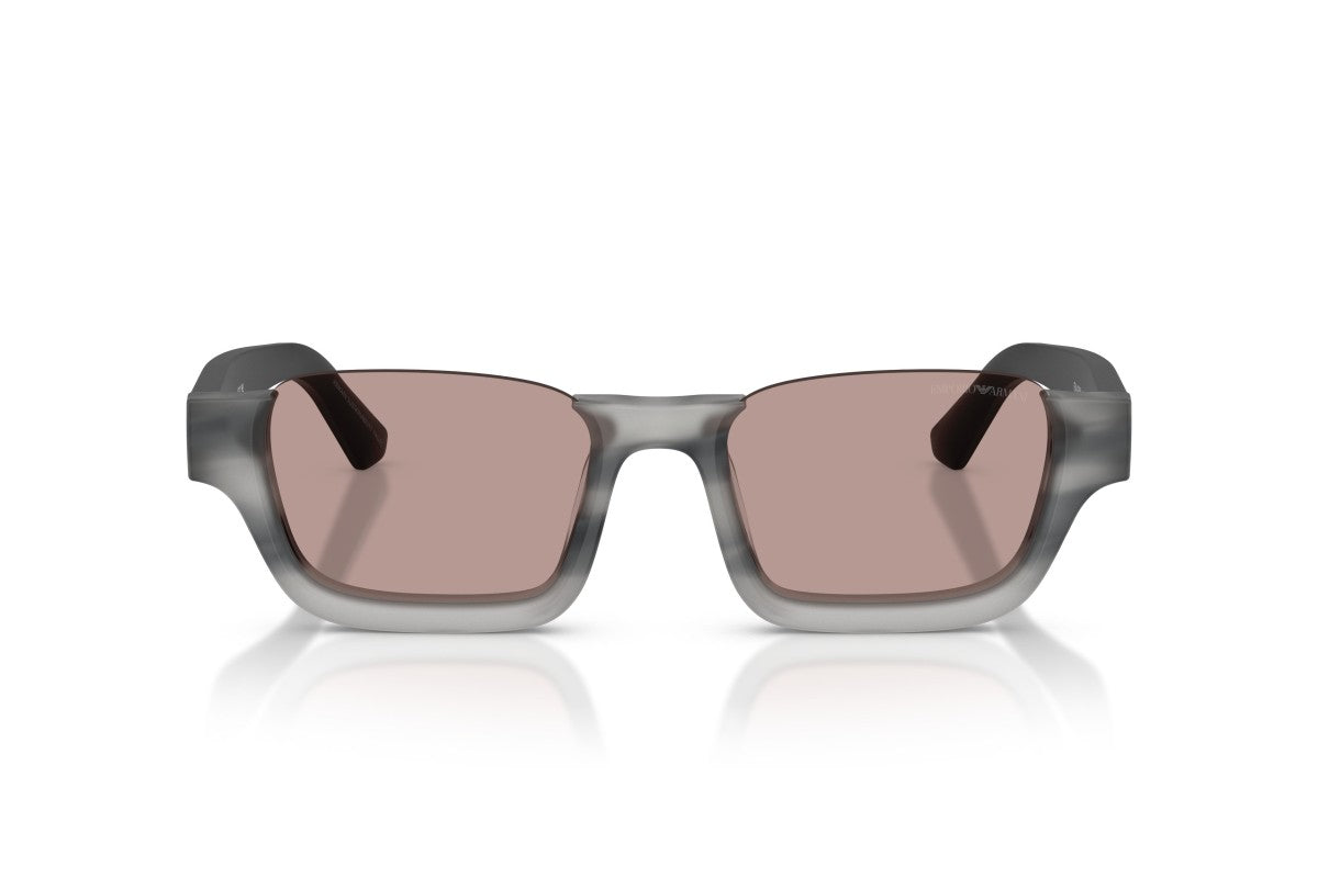 OCCHIALE DA SOLE UNISEX | EMPORIO ARMANI EA 4268U - 63677N GRIGIO AVANA STRIATO - CALIBRO 58