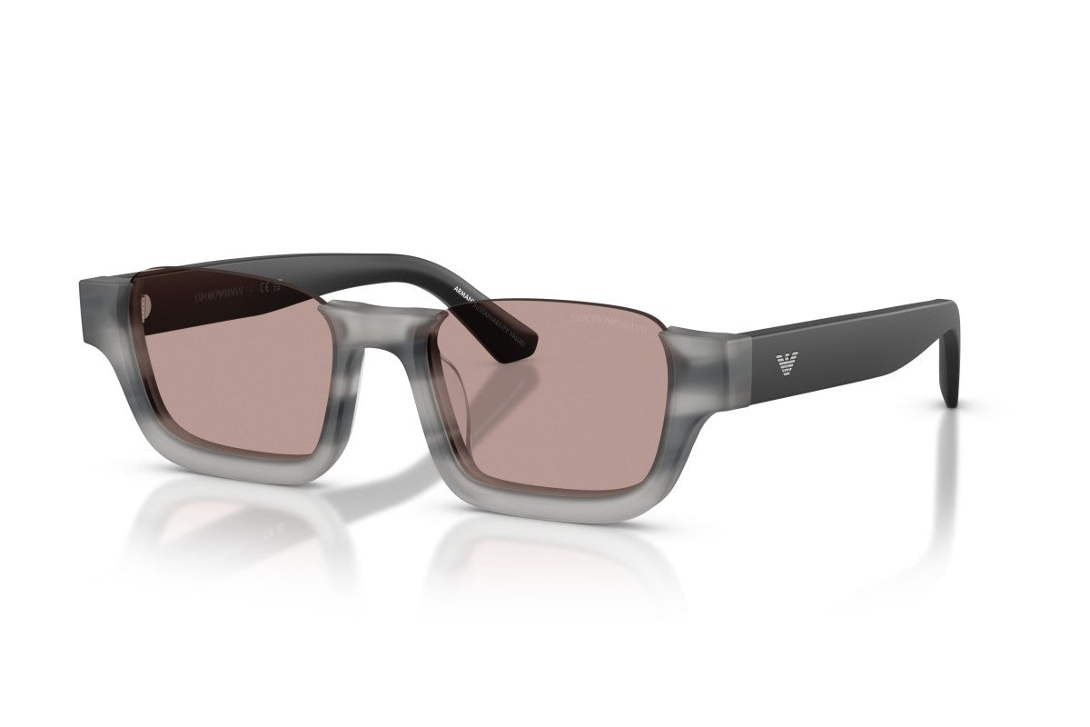 OCCHIALE DA SOLE UNISEX | EMPORIO ARMANI EA 4268U - 63677N GRIGIO AVANA STRIATO - CALIBRO 58