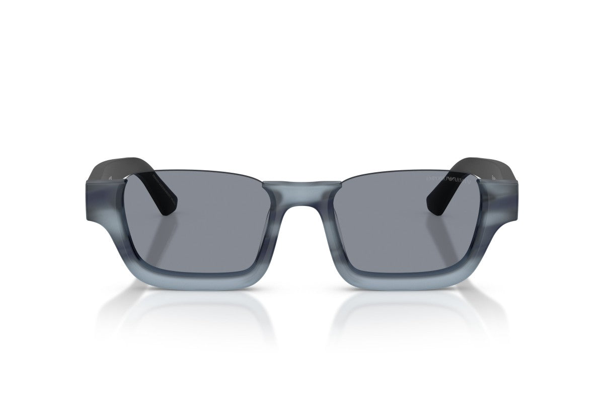 OCCHIALE DA SOLE UNISEX | EMPORIO ARMANI EA 4268U - 6368/1 BLU AVANA A RIGHE - CALIBRO 58