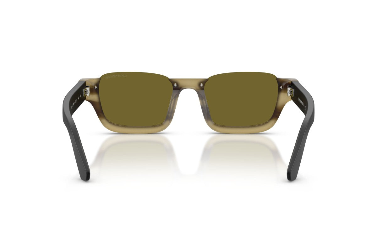 OCCHIALE DA SOLE UNISEX | EMPORIO ARMANI EA 4268U - 6369/2 VERDE AVANA STRIATO - CALIBRO 58