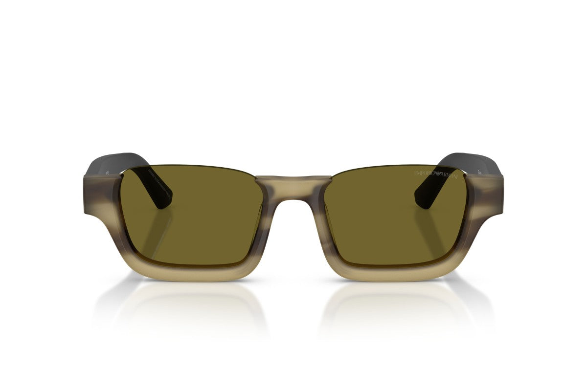 OCCHIALE DA SOLE UNISEX | EMPORIO ARMANI EA 4268U - 6369/2 VERDE AVANA STRIATO - CALIBRO 58