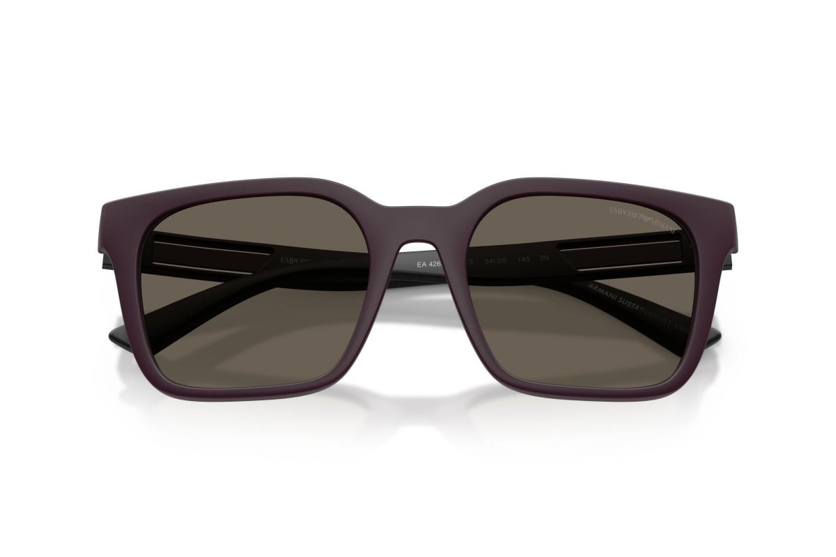 OCCHIALE DA SOLE UOMO | EMPORIO ARMANI EA 4269 - 6371/3 PRUGNA OPACO - CALIBRO 54