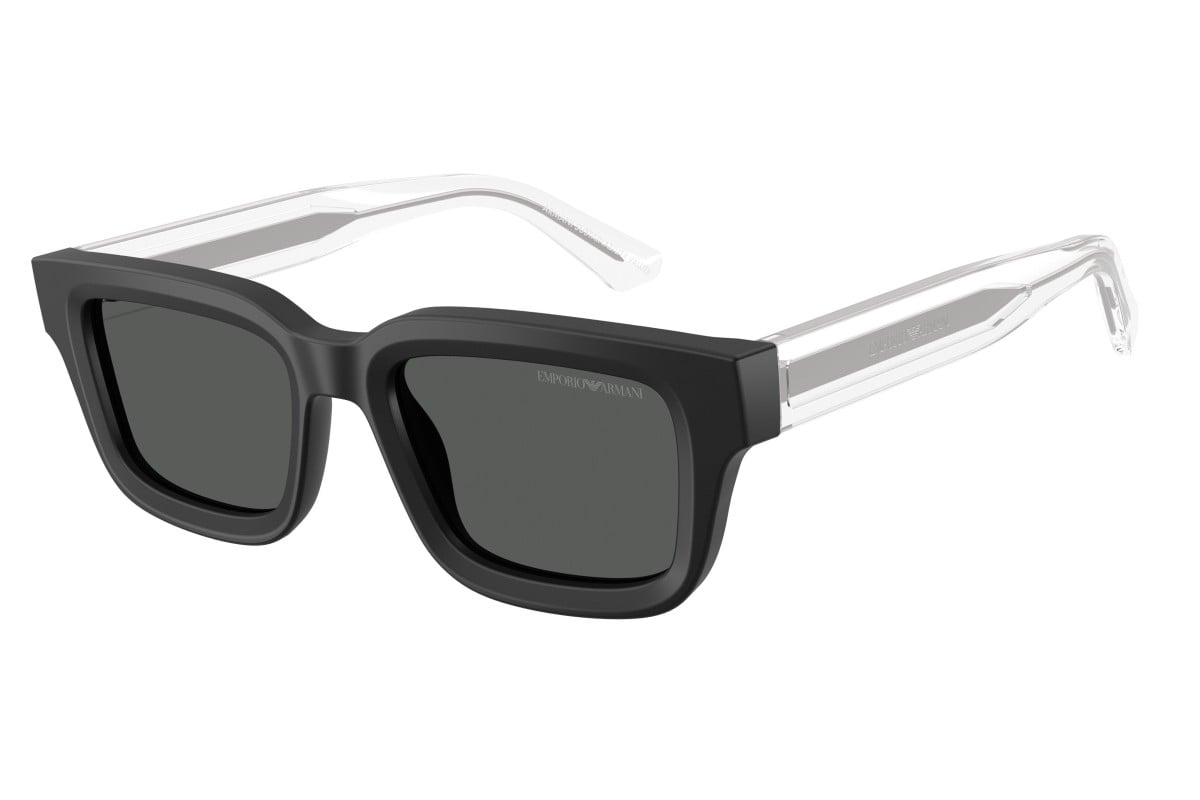 OCCHIALE DA SOLE UOMO | EMPORIO ARMANI EA 4270 - 500187 NERO OPACO - CALIBRO 51