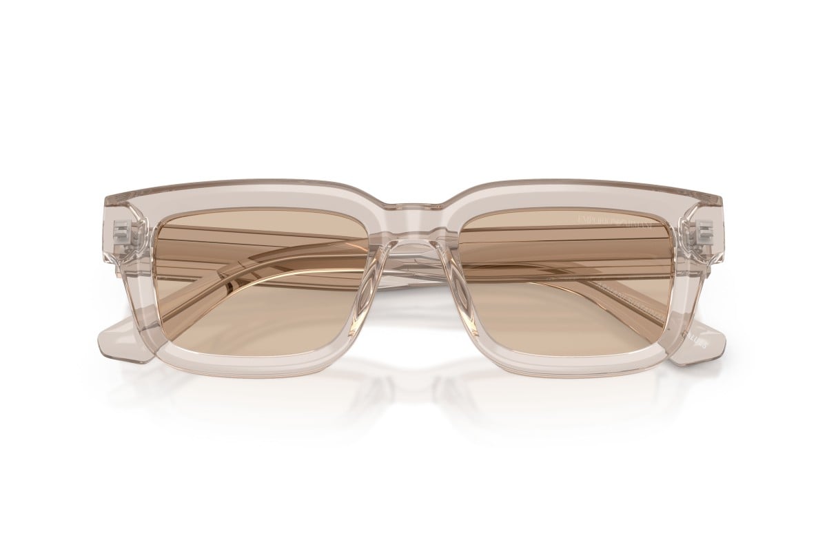 OCCHIALE DA SOLE UOMO | EMPORIO ARMANI EA 4270 - 636393 TUNDRA TRASPARENTE E LUCENTE - CALIBRO 51