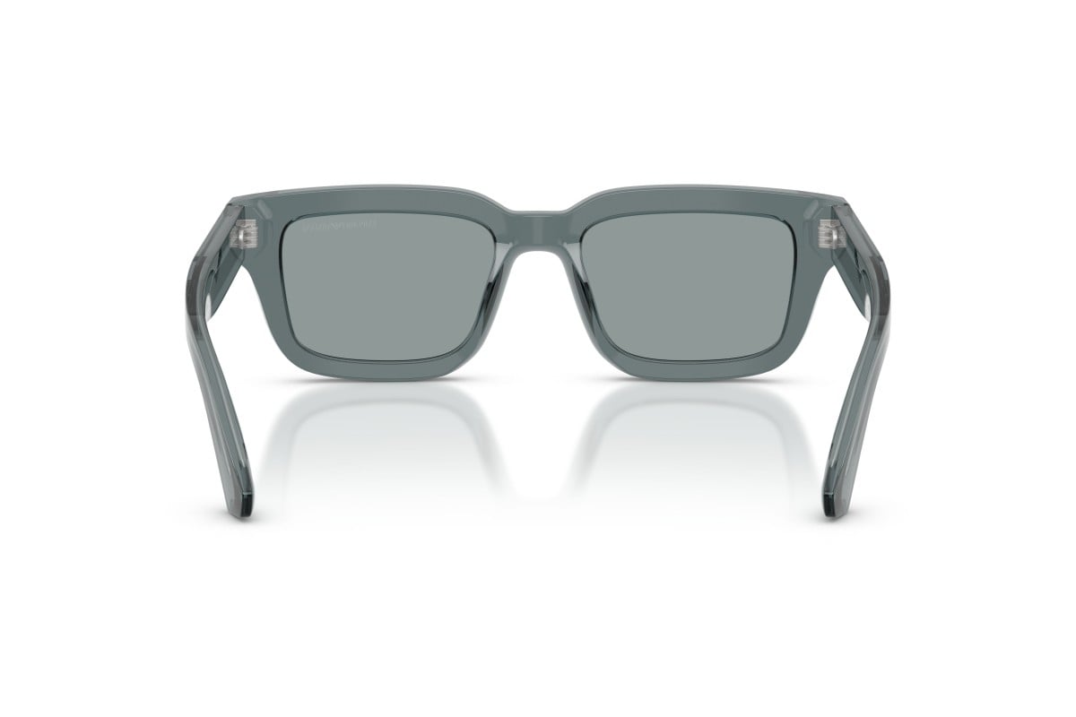 OCCHIALE DA SOLE UOMO | EMPORIO ARMANI EA 4270 - 6364/1 GRIGIO TRASPARENTE LUCIDO - CALIBRO 51
