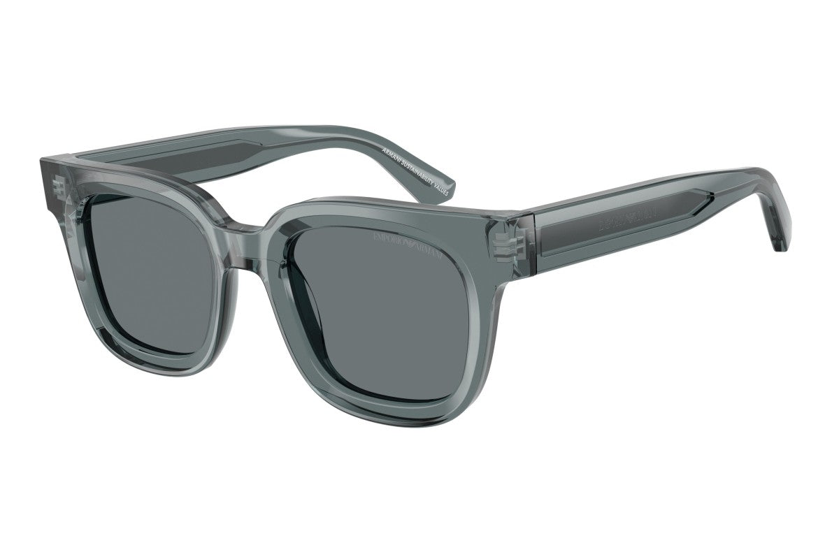 OCCHIALE DA SOLE DONNA | EMPORIO ARMANI EA 4271 - 636480 GRIGIO TRASPARENTE LUCIDO - CALIBRO 47
