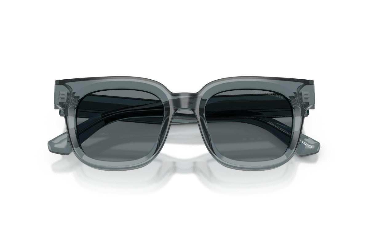 OCCHIALE DA SOLE DONNA | EMPORIO ARMANI EA 4271 - 636480 GRIGIO TRASPARENTE LUCIDO - CALIBRO 47