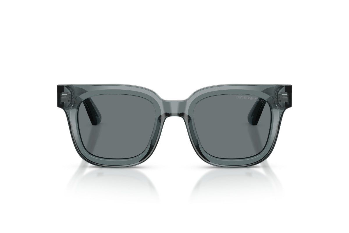 OCCHIALE DA SOLE DONNA | EMPORIO ARMANI EA 4271 - 636480 GRIGIO TRASPARENTE LUCIDO - CALIBRO 47