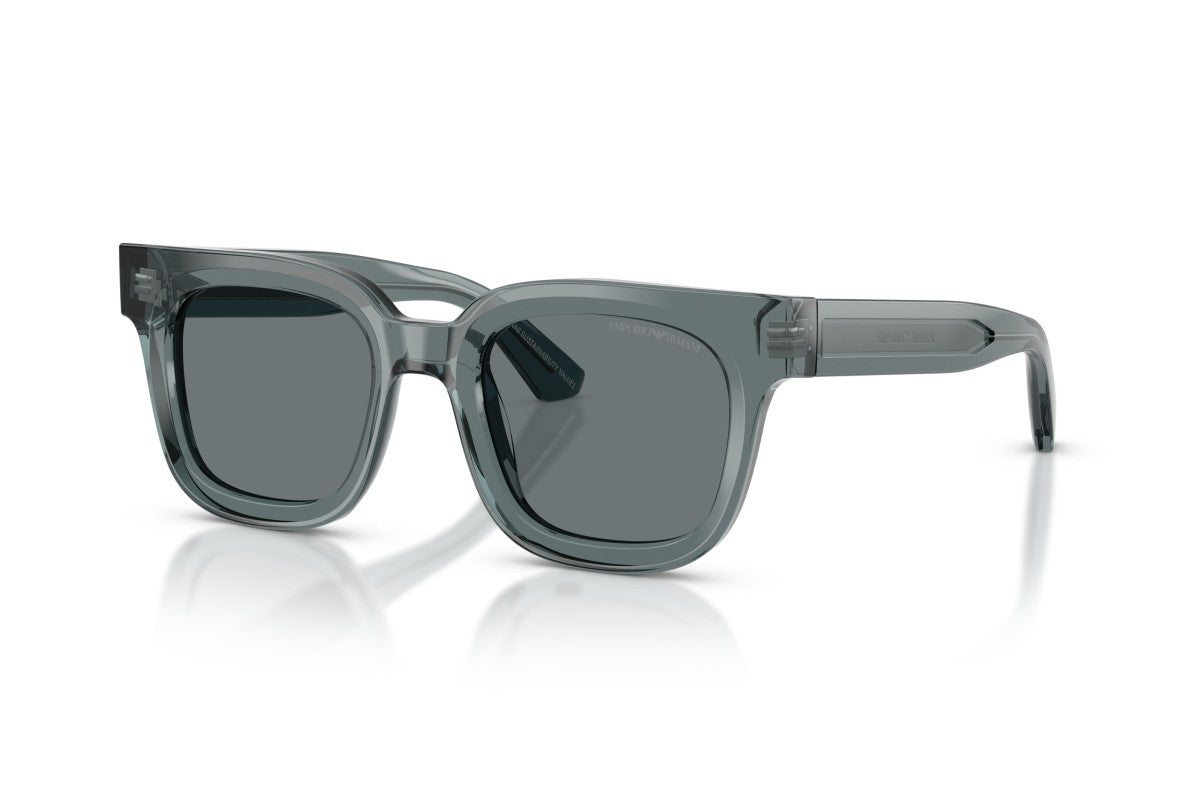 OCCHIALE DA SOLE DONNA | EMPORIO ARMANI EA 4271 - 636480 GRIGIO TRASPARENTE LUCIDO - CALIBRO 47