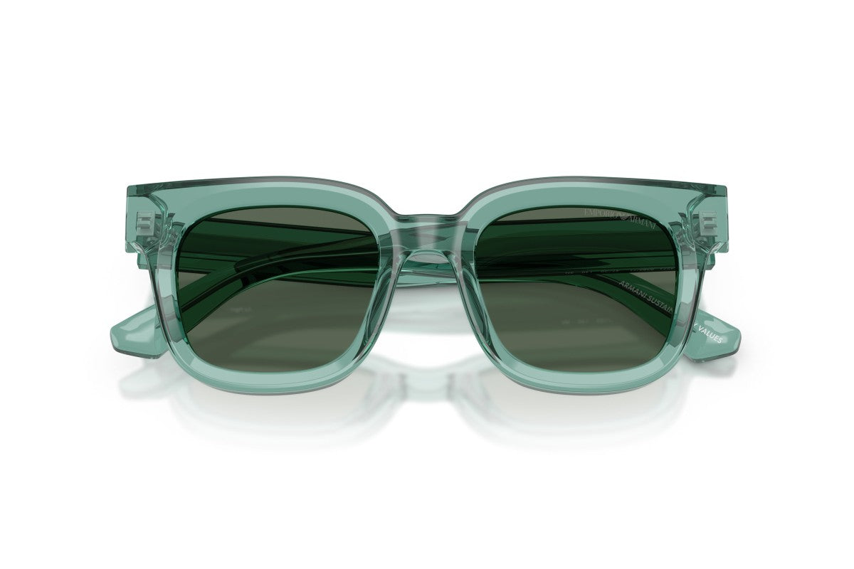 OCCHIALE DA SOLE DONNA | EMPORIO ARMANI EA 4271 - 636571 VERDE TRASPARENTE LUCIDO - CALIBRO 47