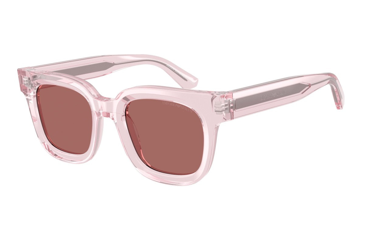 OCCHIALE DA SOLE DONNA | EMPORIO ARMANI EA 4271 - 636669 ROSA TRASPARENTE LUCIDO - CALIBRO 47