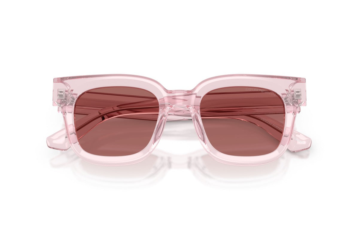 OCCHIALE DA SOLE DONNA | EMPORIO ARMANI EA 4271 - 636669 ROSA TRASPARENTE LUCIDO - CALIBRO 47