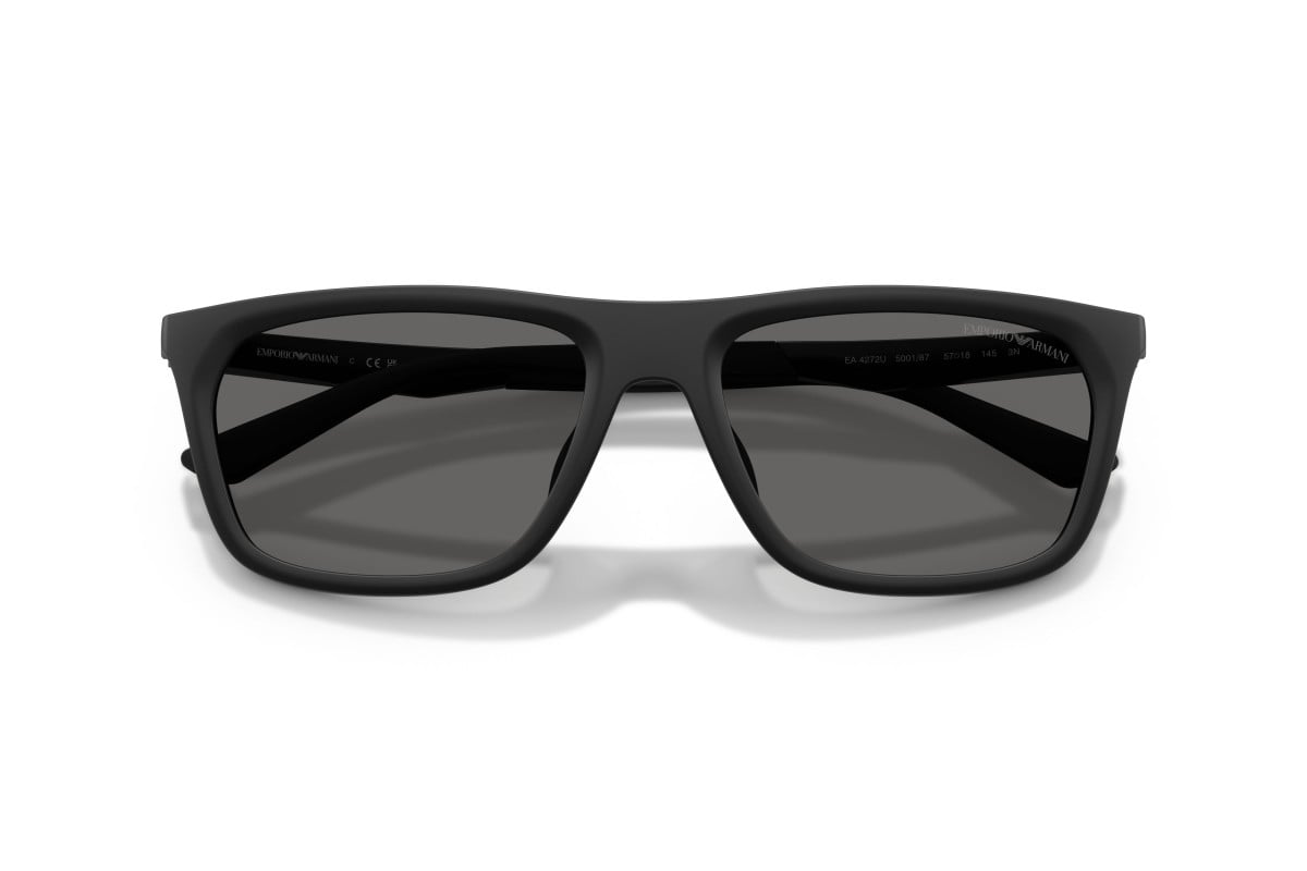 OCCHIALE DA SOLE UOMO | EMPORIO ARMANI EA 4272U - 500187 NERO OPACO - CALIBRO 57