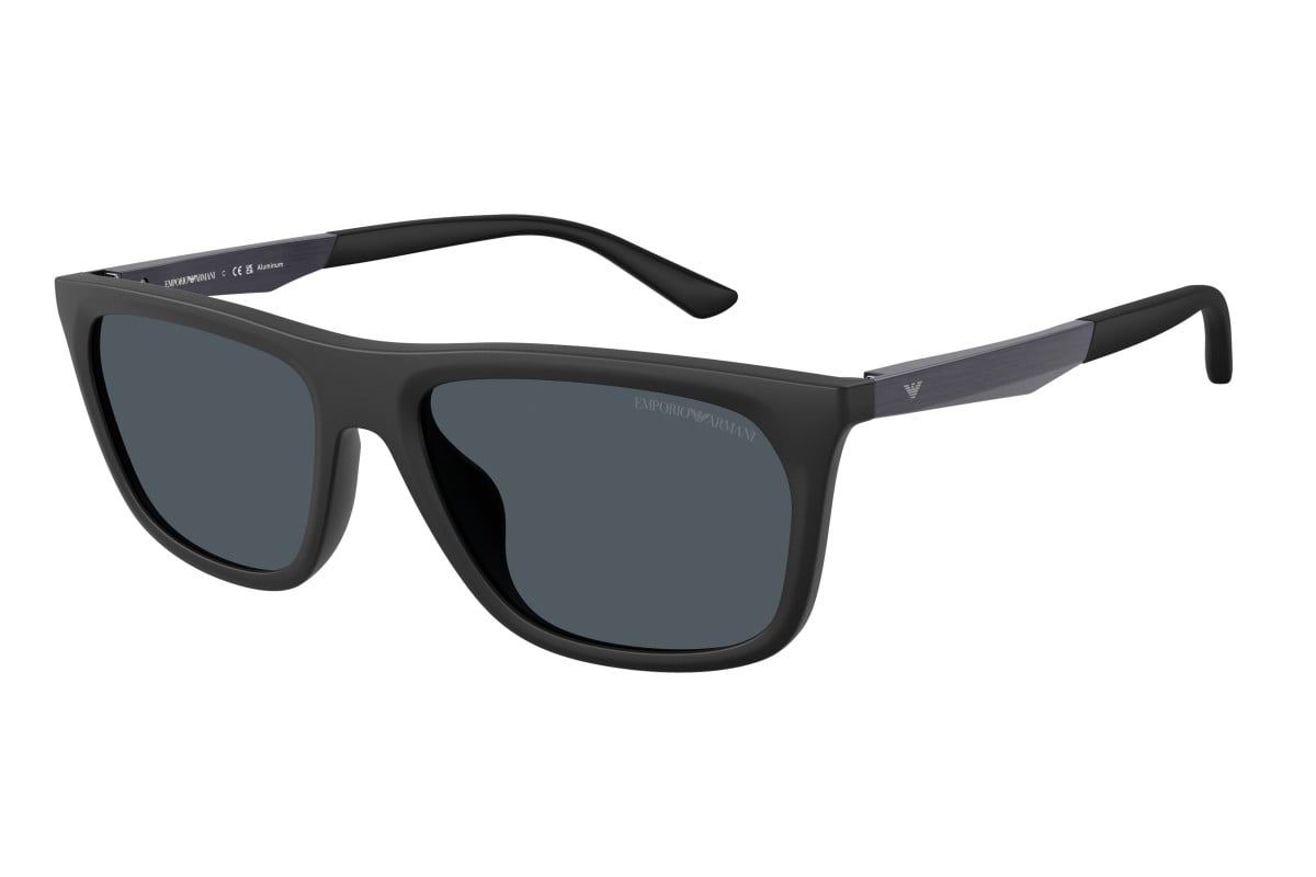 OCCHIALE DA SOLE UOMO | EMPORIO ARMANI EA 4272U - 637387 NERO OPACO - CALIBRO 57