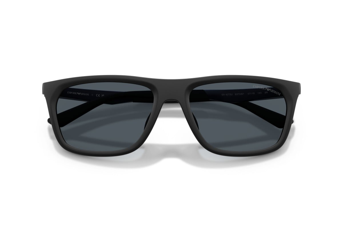 OCCHIALE DA SOLE UOMO | EMPORIO ARMANI EA 4272U - 637387 NERO OPACO - CALIBRO 57