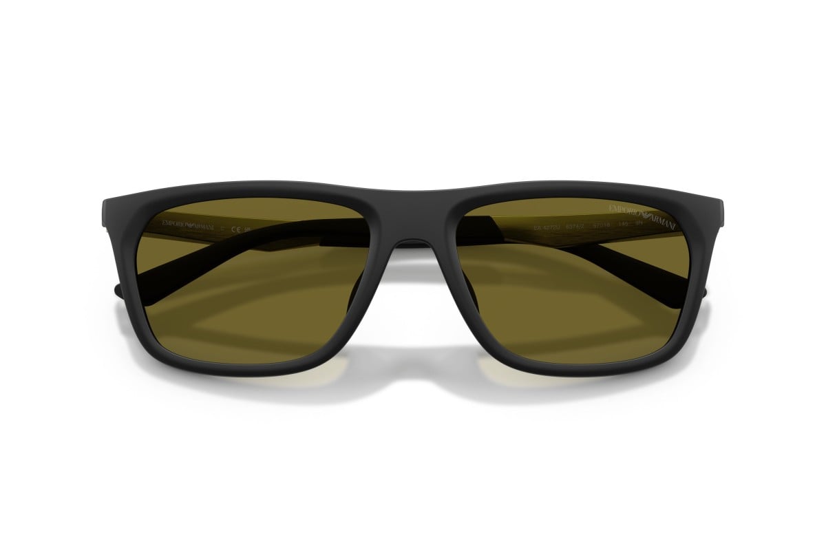 OCCHIALE DA SOLE UOMO | EMPORIO ARMANI EA 4272U - 6374/2 NERO OPACO - CALIBRO 57