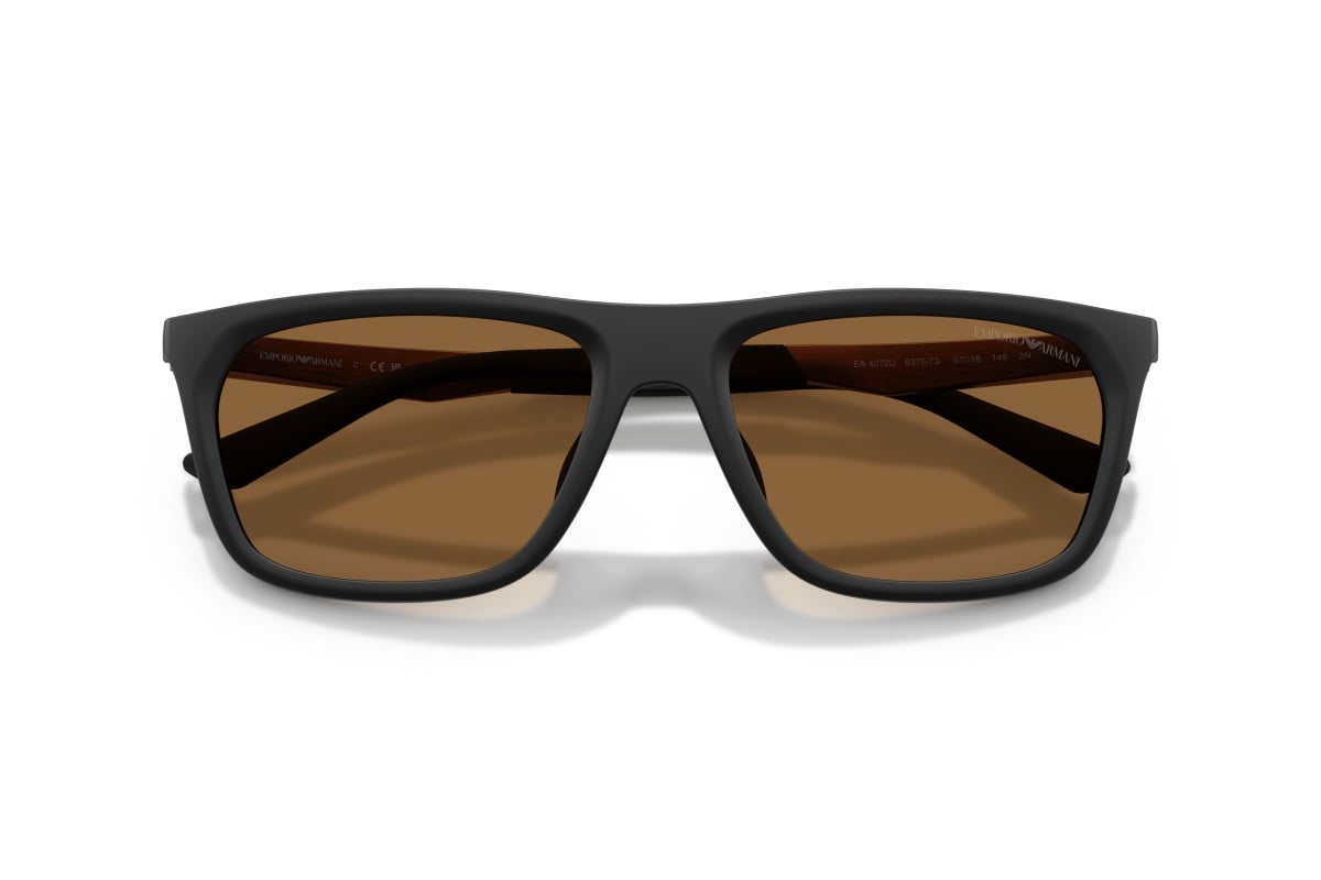 OCCHIALE DA SOLE UOMO | EMPORIO ARMANI EA 4272U - 637573 NERO OPACO - CALIBRO 57