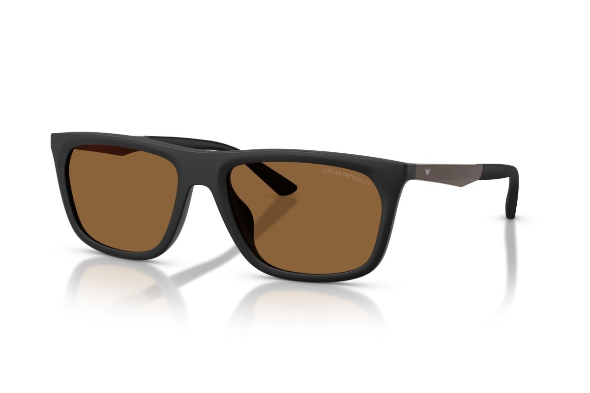 OCCHIALE DA SOLE UOMO | EMPORIO ARMANI EA 4272U - 637573 NERO OPACO - CALIBRO 57