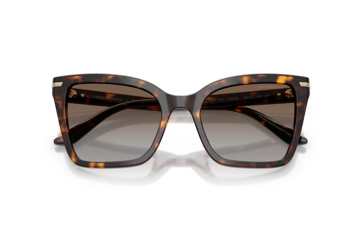 OCCHIALE DA SOLE DONNA | EMPORIO ARMANI EA 4273BU - 502689 AVANA SCINTILLANTE - CALIBRO 53