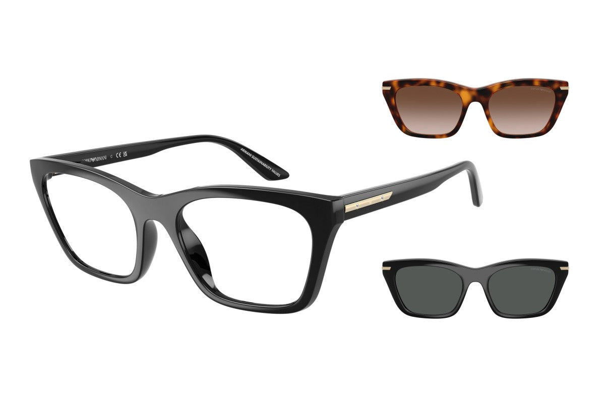 OCCHIALE DA SOLE DONNA | EMPORIO ARMANI EA 4274BU - 50171W NERO LUCIDO - CALIBRO 55