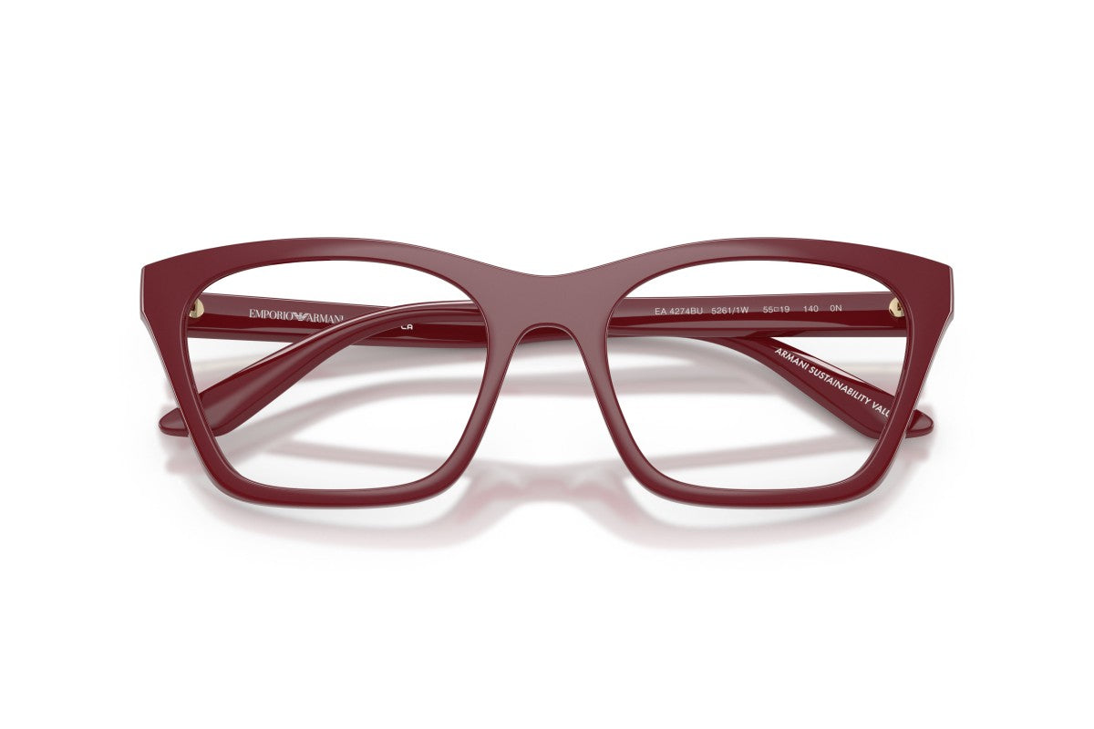 OCCHIALE DA SOLE DONNA | EMPORIO ARMANI EA 4274BU - 52611W BORDEAUX LUCIDO - CALIBRO 53