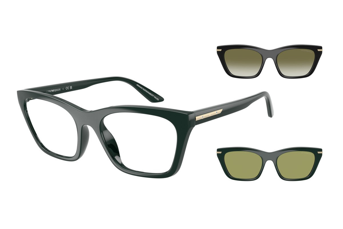 OCCHIALE DA SOLE DONNA | EMPORIO ARMANI EA 4274BU - 63801W VERDE SCURO LUCIDO - CALIBRO 53