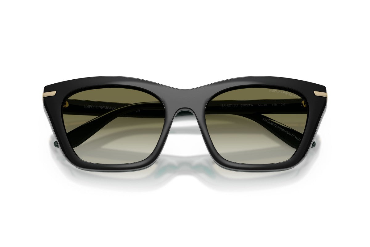 OCCHIALE DA SOLE DONNA | EMPORIO ARMANI EA 4274BU - 63801W VERDE SCURO LUCIDO - CALIBRO 53