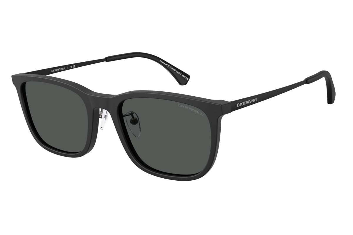 OCCHIALE DA SOLE UOMO | EMPORIO ARMANI EA 4275D - 500187 NERO OPACO - CALIBRO 56