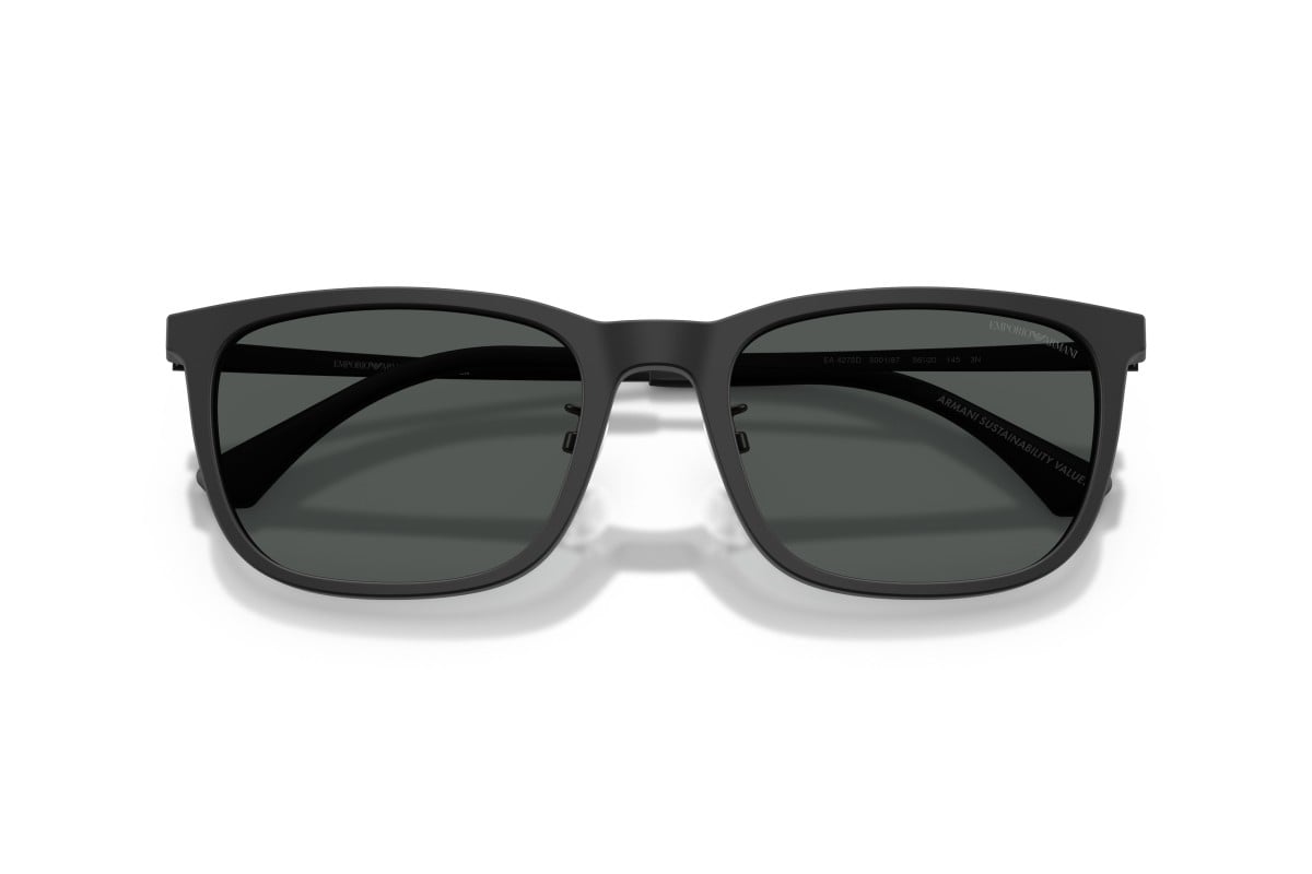 OCCHIALE DA SOLE UOMO | EMPORIO ARMANI EA 4275D - 500187 NERO OPACO - CALIBRO 56