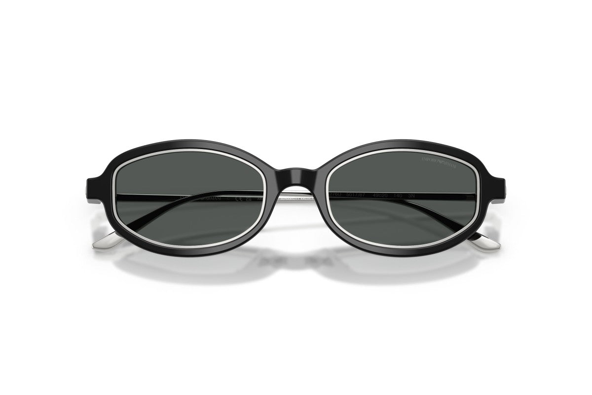 OCCHIALE DA SOLE DONNA | EMPORIO ARMANI EA 4276U - 501787 NERO LUCIDO - CALIBRO 49