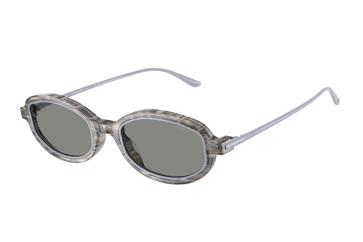 OCCHIALE DA SOLE DONNA | EMPORIO ARMANI EA 4276U - 642787 GRIGIO STRIATO LUCIDO - CALIBRO 49